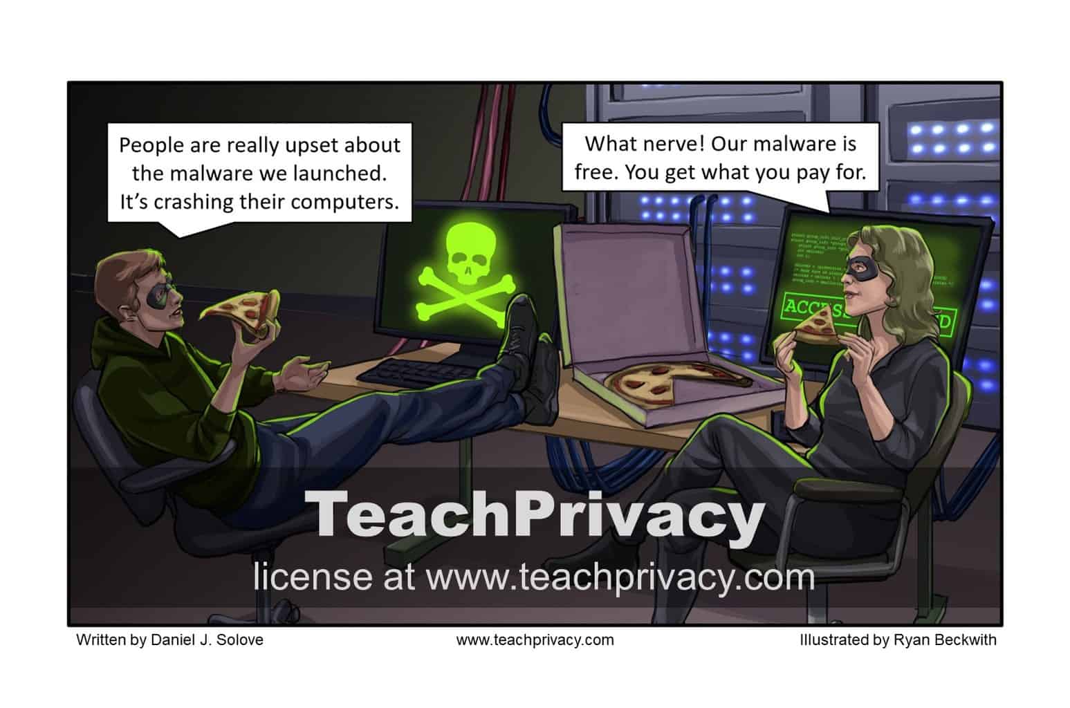 TeachPrivacy Cartoon - Malware