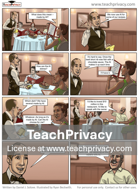 Cartoon: AI Restaurant