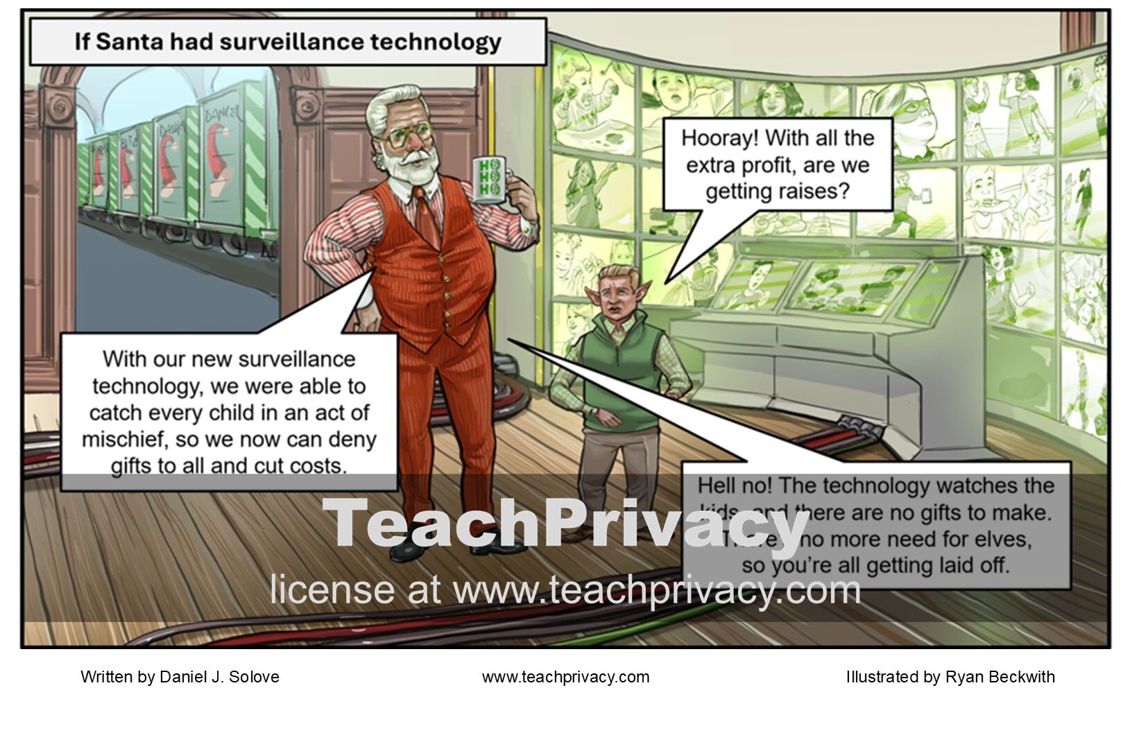 Cartoon: If Santa Had Surveillance Technology