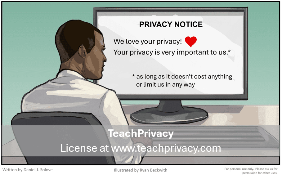 Cartoon: Your Privacy Is Very Important to Us
