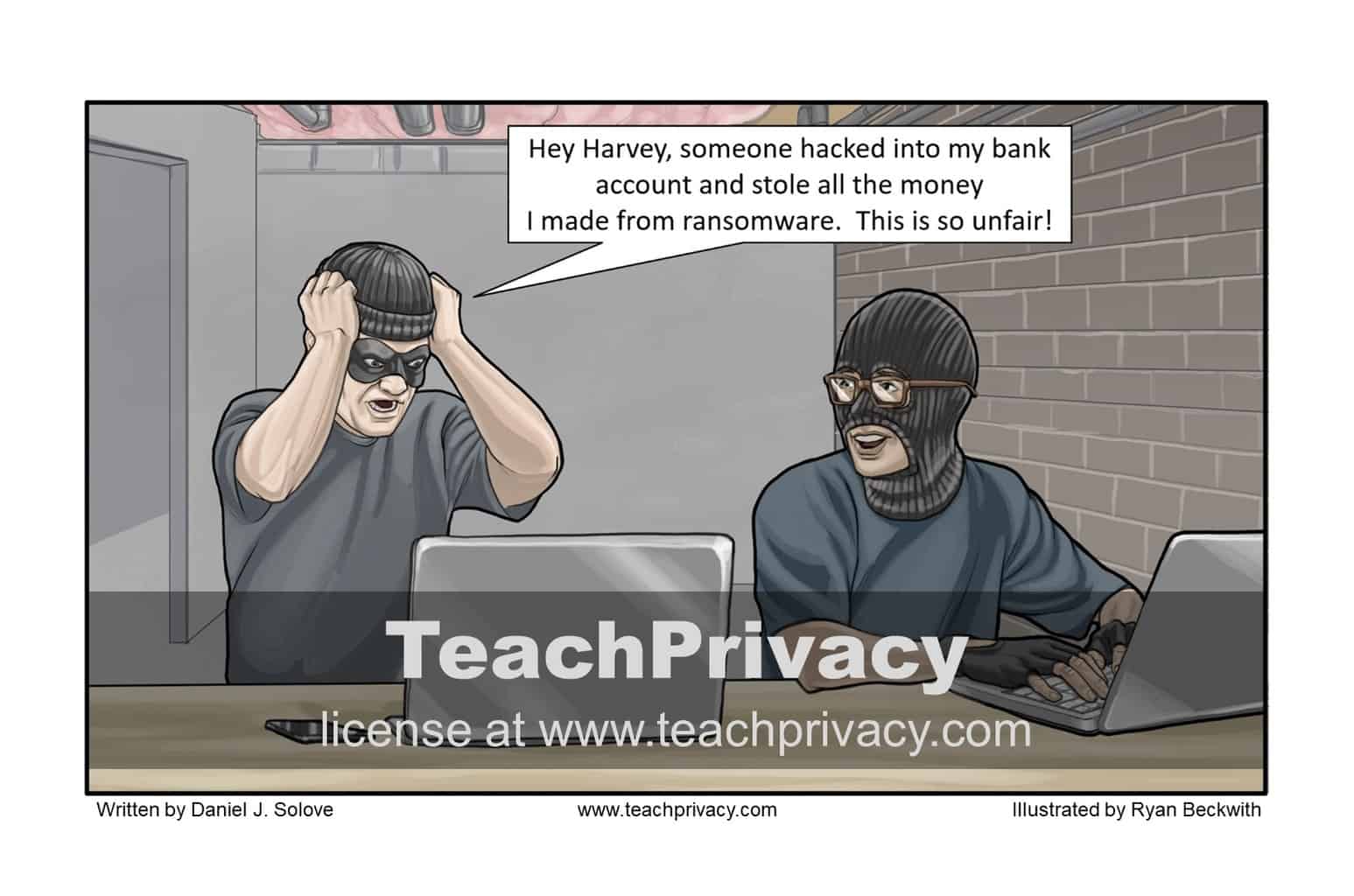 TeachPrivacy Cartoon - Ransomware