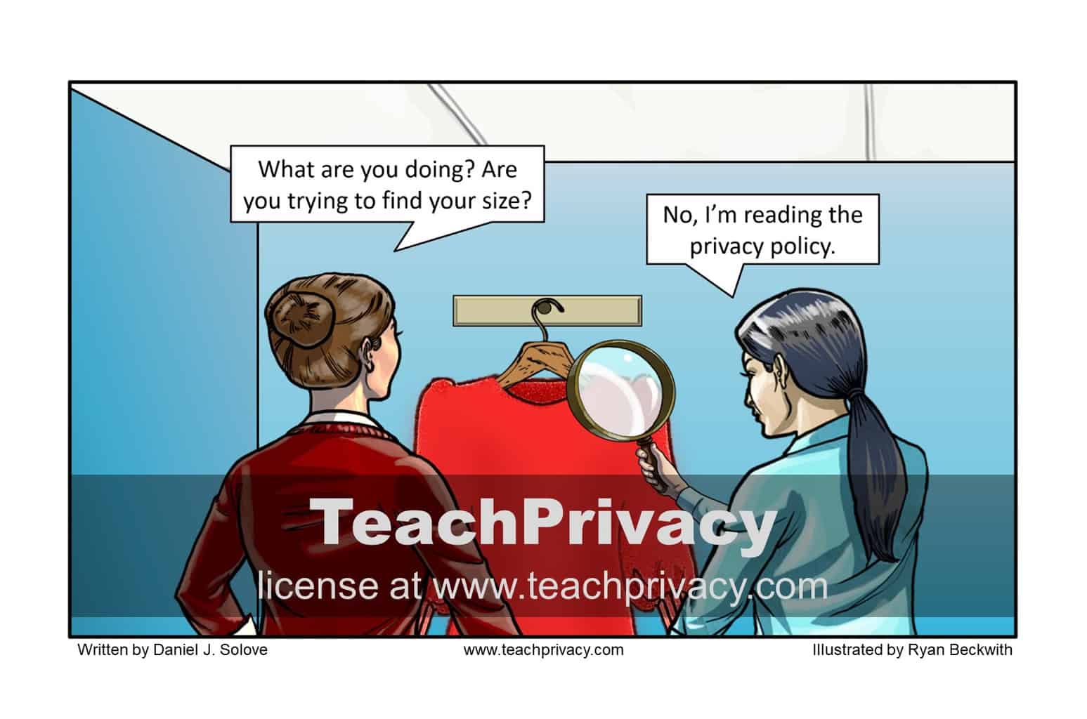TeachPrivacy Cartoon - Internet of Things Privacy Notice