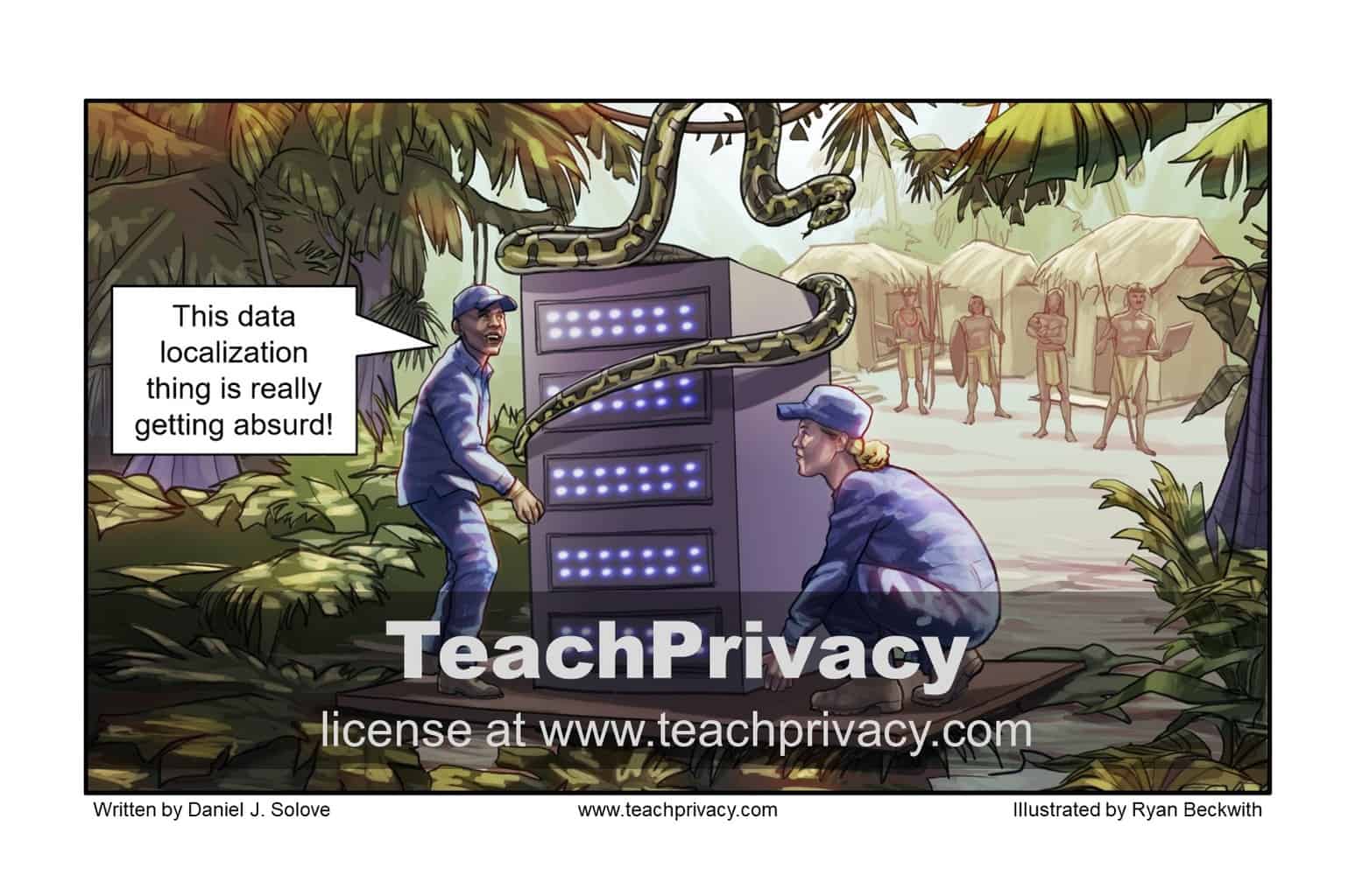TeachPrivacy Cartoon - Data Localization
