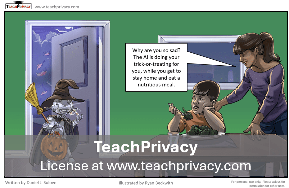 Cartoon: AI Trick-or-Treating