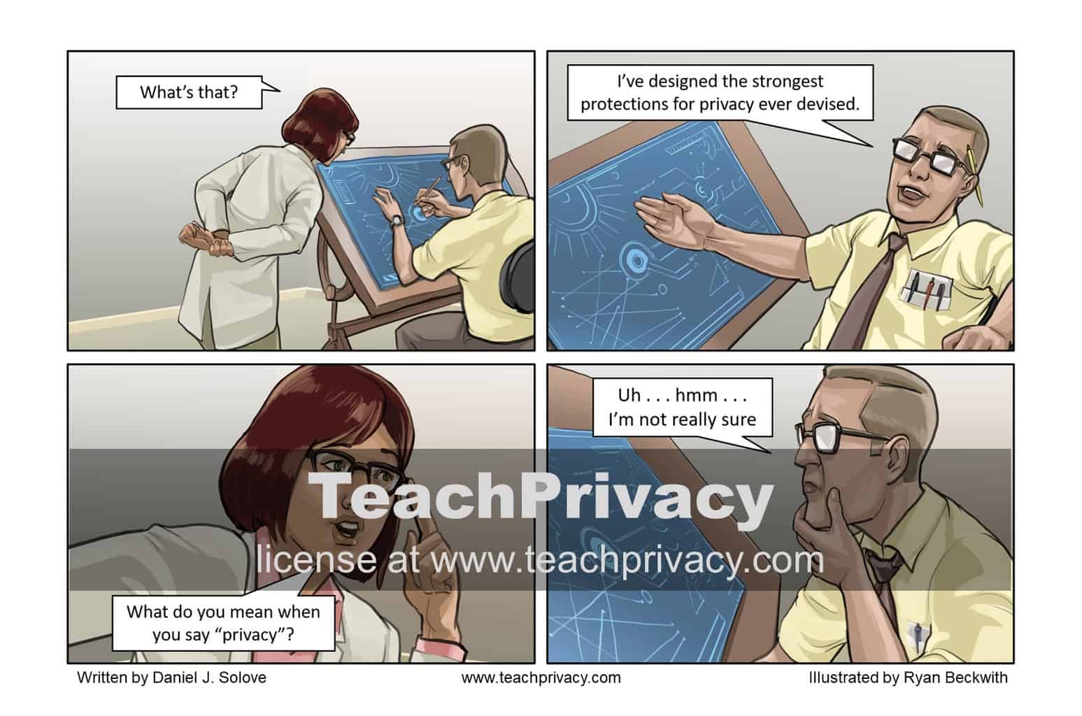 TeachPrivacy Cartoon - Privacy by Design